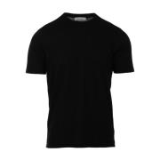 Zwarte T-shirts en Polos Gran Sasso , Black , Heren