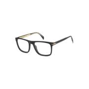 Matte Black Gold Bril Eyewear by David Beckham , Multicolor , Unisex