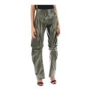 Gedraaide Montenapoleone Cargo Broek MVP wardrobe , Green , Dames