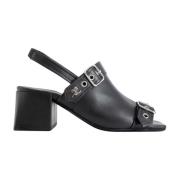 High Heel Sandals Courrèges , Black , Dames