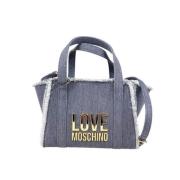 Tote Bags Love Moschino , Blue , Dames