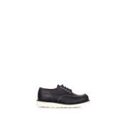 Suede Moc Oxford Rubberen Zool Schoen Red Wing Shoes , Black , Heren