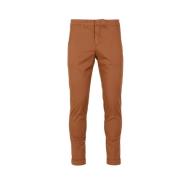 Chinos Fay , Brown , Heren