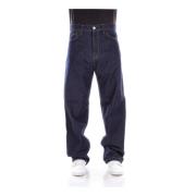 Straight Jeans Carhartt Wip , Blue , Heren