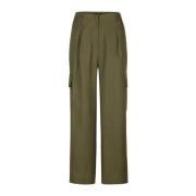 Straight Trousers Riani , Green , Dames