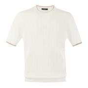 T-Shirts Peserico , White , Heren