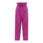 Cropped Trousers Vanessa Bruno , Purple , Dames