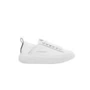 Wembley Vrouw Wit Zilver Sneakers Alexander Smith , White , Dames