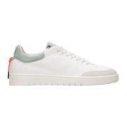 Leren Sneakers met Rubberen Zool en Logo Barracuda , White , Heren