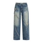 Versleten jeans Ader Error , Blue , Unisex