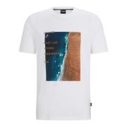 T-Shirts Hugo Boss , White , Heren