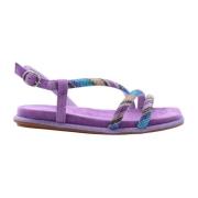 Platte Zomer Sandalen Alma EN Pena , Purple , Dames