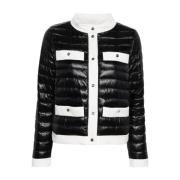 Down Jackets Herno , Black , Dames