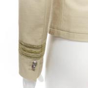 Pre-owned Cotton outerwear Balmain Pre-owned , Beige , Dames