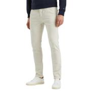 Moderne Slim Fit Chino Stretch Broek Cast Iron , Beige , Heren