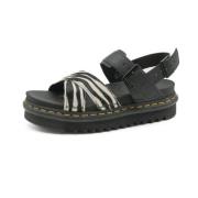 Voss II Zwart Wit Sandalen voor Dames Dr. Martens , Black , Dames