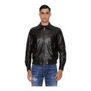 Leather Jackets John Richmond , Black , Heren