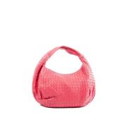 Pre-owned Leather shoulder-bags Bottega Veneta Vintage , Pink , Dames