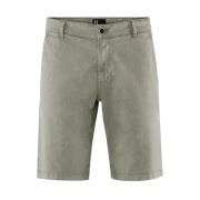 Katoenen Gabardine Chino Bermuda Shorts BomBoogie , Beige , Heren