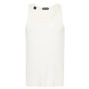 Mouwloze Top Tom Ford , White , Heren
