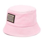 Roze Logo Hoed Dolce & Gabbana , Pink , Dames
