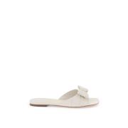 Sliders Salvatore Ferragamo , White , Dames