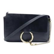 Pre-owned Suede shoulder-bags Chloé Pre-owned , Black , Dames