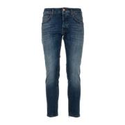 Slim-Fit Denim Jeans voor Mannen Don The Fuller , Blue , Heren