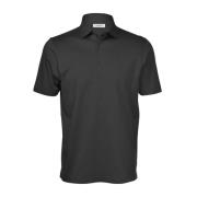 Antraciet Polo Shirt Gran Sasso , Black , Heren