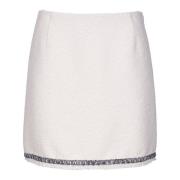 Short Skirts Moncler , White , Dames