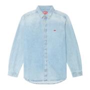 Shirt in denim Diesel , Blue , Heren