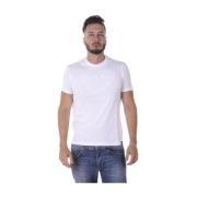 Casual Logo Print Top Armani Jeans , White , Heren