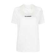 Stijlvolle T-shirts en Polos Jil Sander , White , Dames