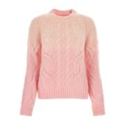 Round-neck Knitwear Maison Margiela , Pink , Dames