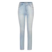 Lichtblauwe stretchy straight jeans Sarah Homage , Blue , Dames