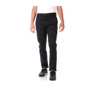 Klassieke Denim Jeans Daniele Alessandrini , Black , Heren