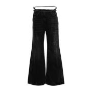 Flared Jeans Givenchy , Black , Dames