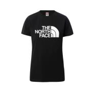 Klassiek Katoenen T-shirt The North Face , Black , Dames