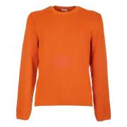 Round-neck Knitwear Etro , Orange , Dames