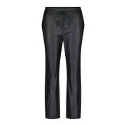 Leather Trousers Juvia , Black , Dames