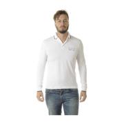 Polo Shirts Emporio Armani EA7 , White , Heren