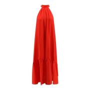 Maxi Dresses Semicouture , Red , Dames