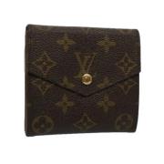 Pre-owned Canvas wallets Louis Vuitton Vintage , Brown , Dames