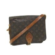 Pre-owned Canvas louis-vuitton-bags Louis Vuitton Vintage , Brown , Da...