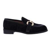 Dames Scarpa Velluto Zwart Paris Punk , Black , Dames