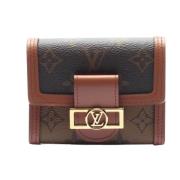 Pre-owned Leather wallets Louis Vuitton Vintage , Brown , Dames