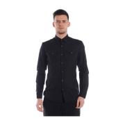 Western Style Overhemd Daniele Alessandrini , Black , Heren