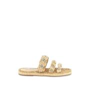 Sliders Aquazzura , Beige , Dames