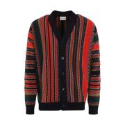 Heren Cardigan 9.S Drole de Monsieur , Multicolor , Heren