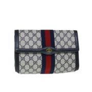 Pre-owned Canvas gucci-bags Gucci Vintage , Gray , Dames